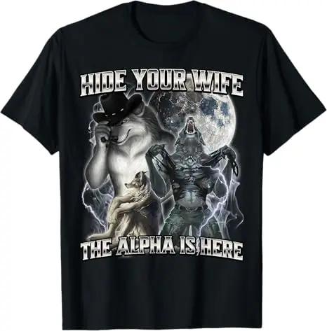 If They Talk Behind The Scenes About Farting Womens Tshirts Its Humorous Alpha Wolf 2025 Summer Mens Cotton Short Sleeved