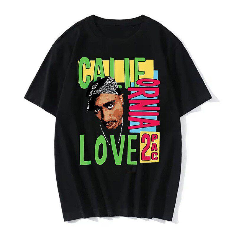 TUPAC Streetwear Harajuku T Shirts Women Harajuku Top Tees Female Tshirt Hip Hop Rapper Graphic Printed Casual Tshirt Clothes