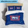 Set Biancheria da Letto con Stemma FC Ipswich 3 Pezzi, Include 1 Copripiumino e 2 Federe Perfetto per Camera da Letto, Dormitorio, Regalo di Natale per Fan