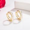 2026 Cold Wind Imitation Shell Earrings Women's Light Luxury 18K Gold Shell Earrings Earrings Temperament High-end Jewelry