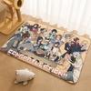 Anime Hot D-DRAMAtical MurderS Floor Mat Floor Mat Soft Flannel Non-Slip Door  Rug for Living Room