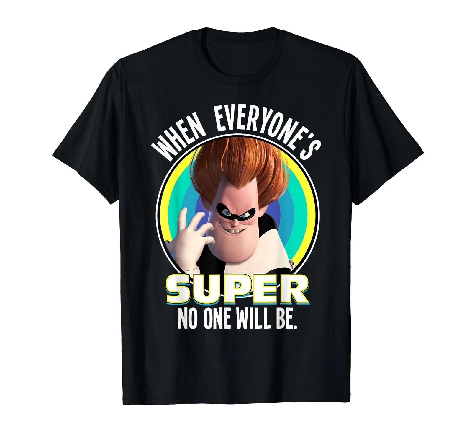 Disney Pixar Incredibles Syndrome Super Retro Portrait T-Shirt_ 3XL