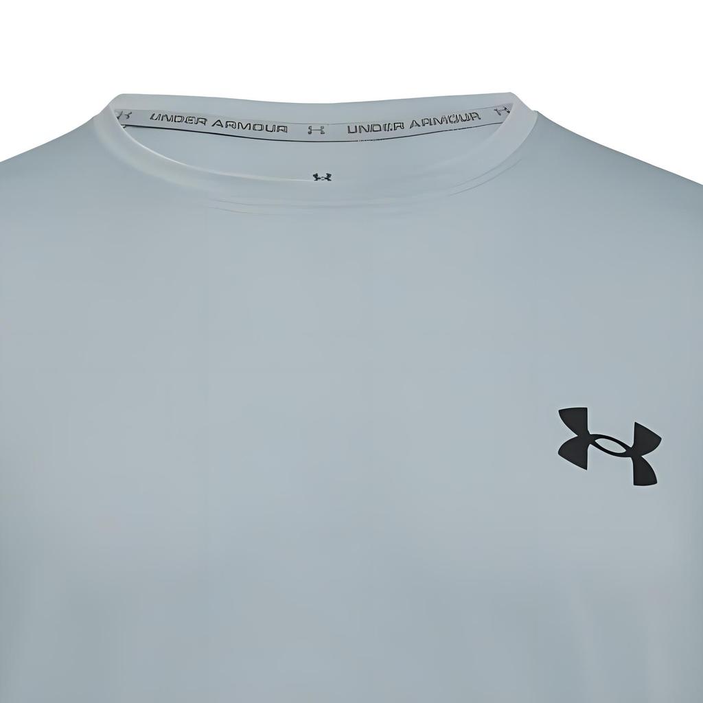 Under Armour Ss25 Ef Perf Graphic Logo Fashion Training Comfortable Long Sleeve T-Shirt Men Tops Sky-Blue 6007557-465