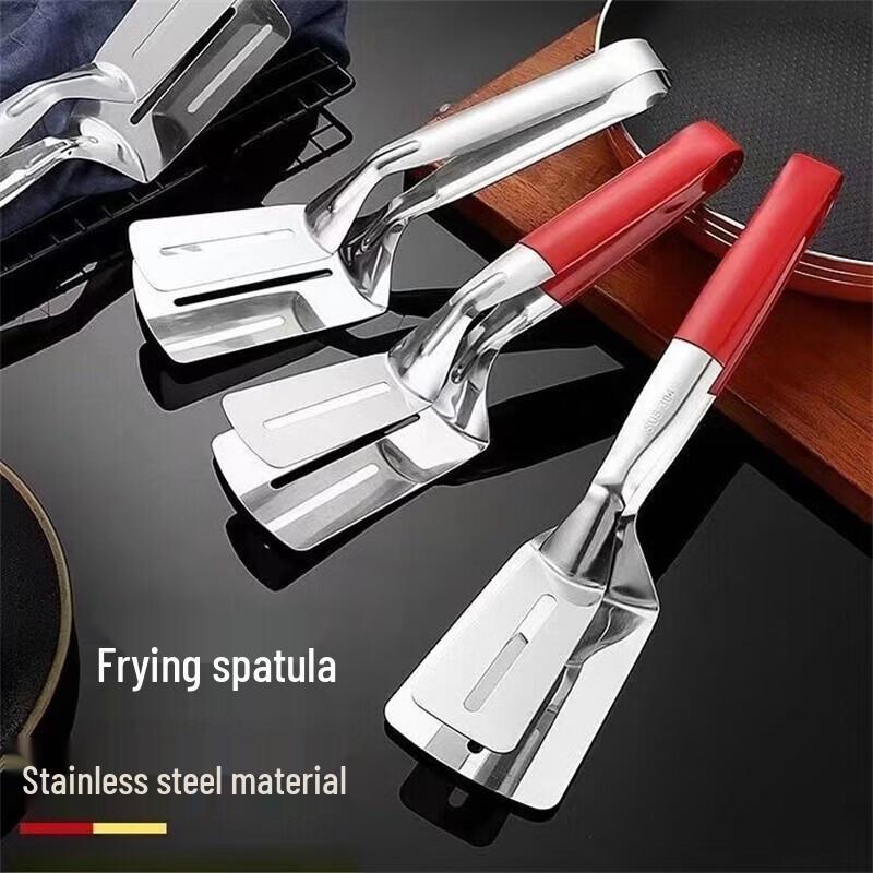 Stainless Steel Frying Spatula Tongs