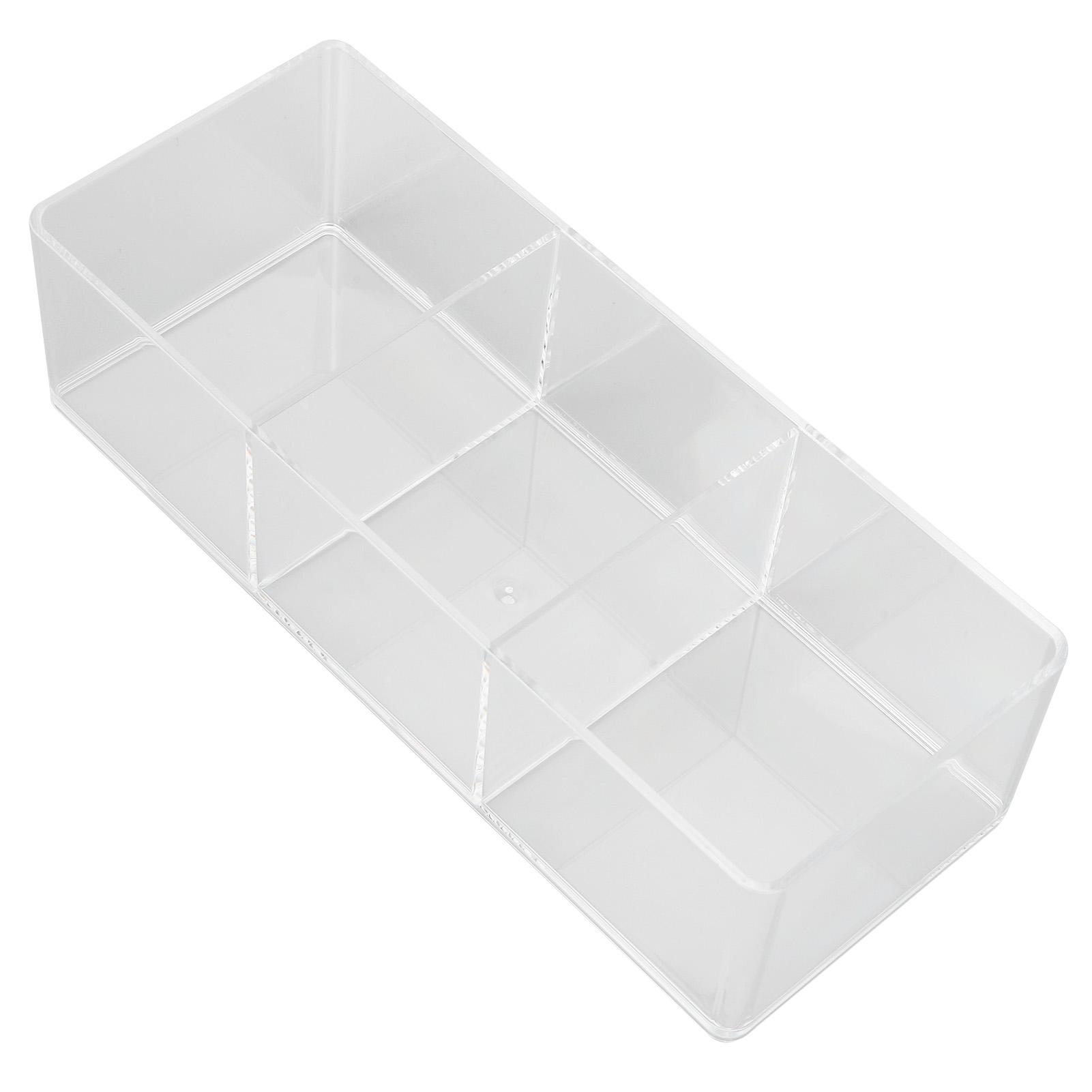 

Коробка для типсов 3-секционный контейнер для хранения прозрачный открытый дизайн для инструмента