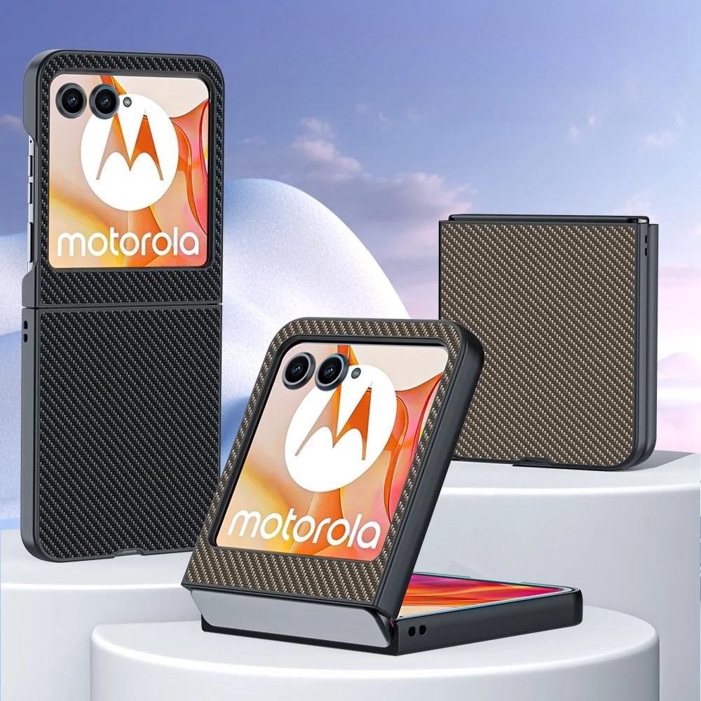 For Motorola Razr 60 Ultra / Razr 50 Case Luxury PU Leather Protection Cover for Motorola Moto Razr 50 Ultra Funda Capa