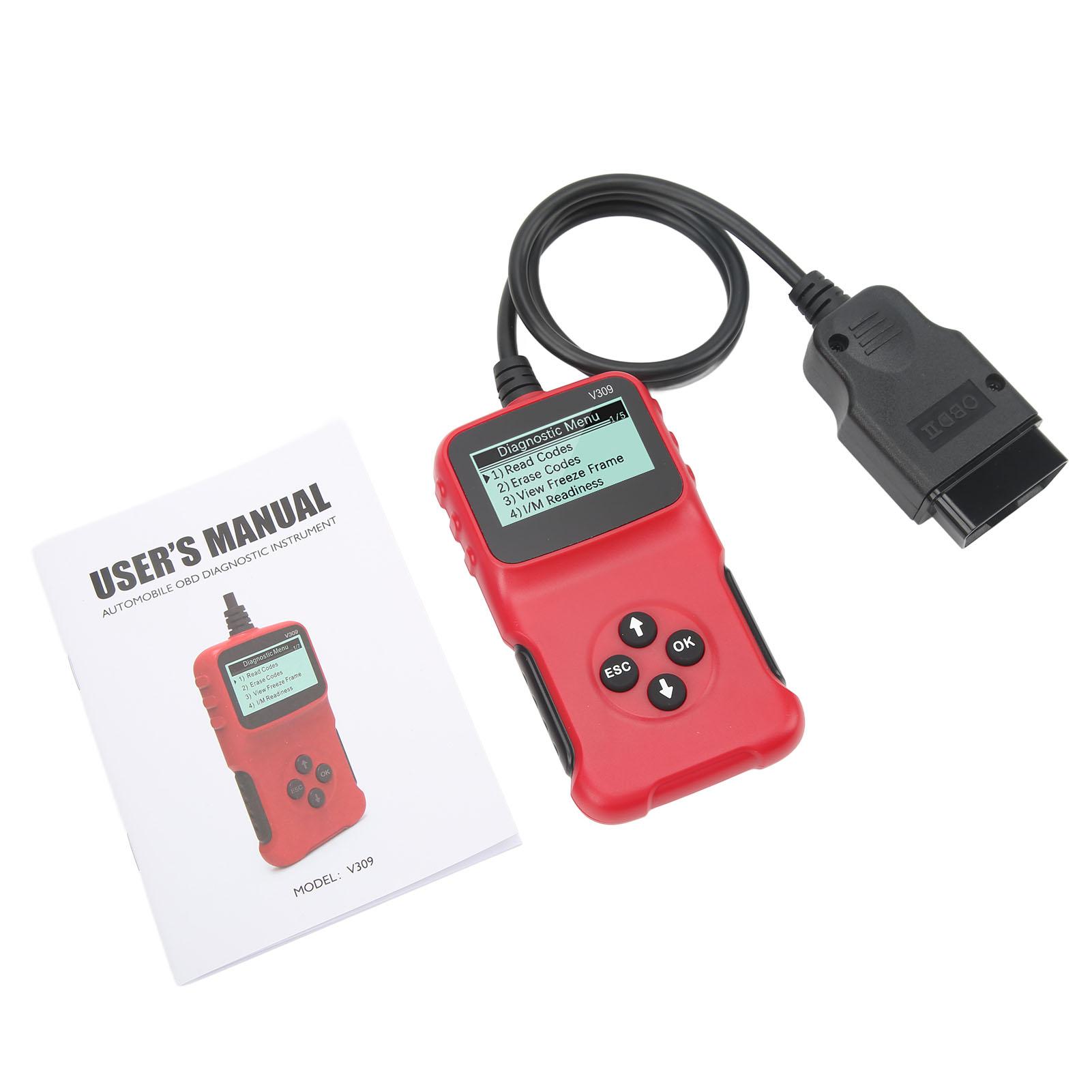 

OBD2 сканер многоязычный считыватель кодов профессиональный диагностический инструмент для автомобилей