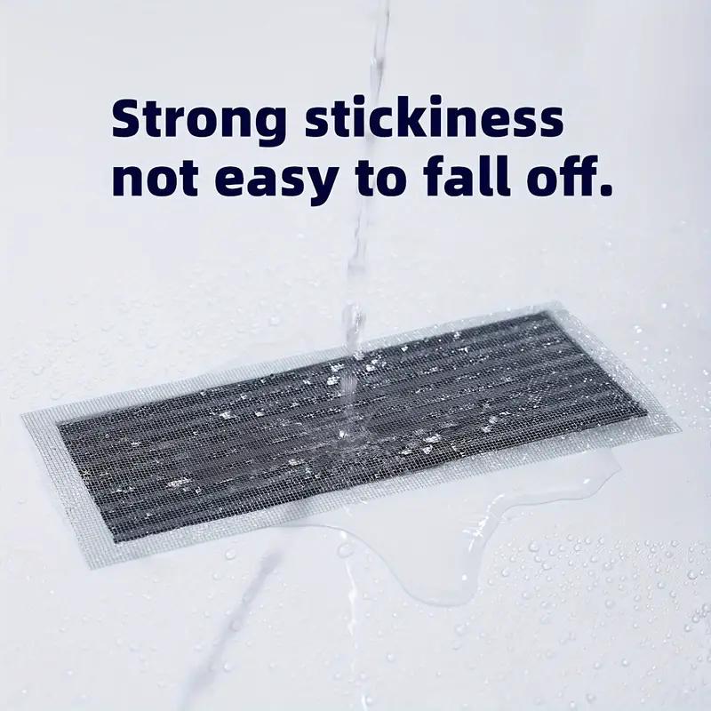Filtru de scurgere de duș decupabil de 5 m pentru prindere de păr Autocolante autoadezive de scurgere din plasă pentru chiuvetă
