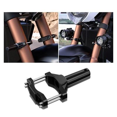 Universal Mount Bracket or Motorcycle Bumper Modified Headlight Stand Spotlight Extension Pole Frame