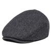 Talla Pequeña Niños Niño Gorra Plana de Tweed de Lana Espiga Gorras de Newsboy Bebé Niño Pequeño Joven Boina Sombrero Boina 002