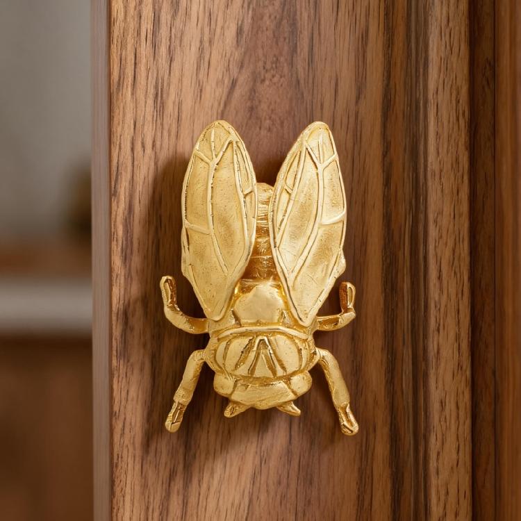 Furniture Drawer Handle Insect Pull with Included Screws for Cabinet Areas, Wardrobes and Bedside Table Storage
