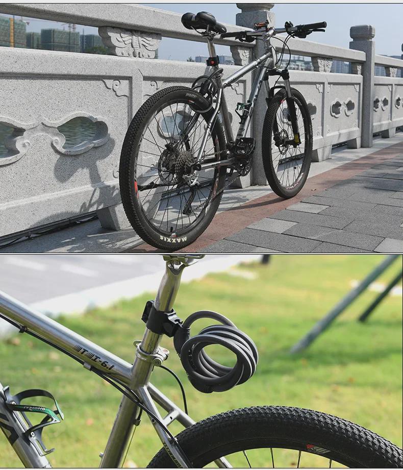 Reflekterande Cykelkabellås med Fem-siffrigt Kombinationslås för Mountainbikes & Landsvägscyklar