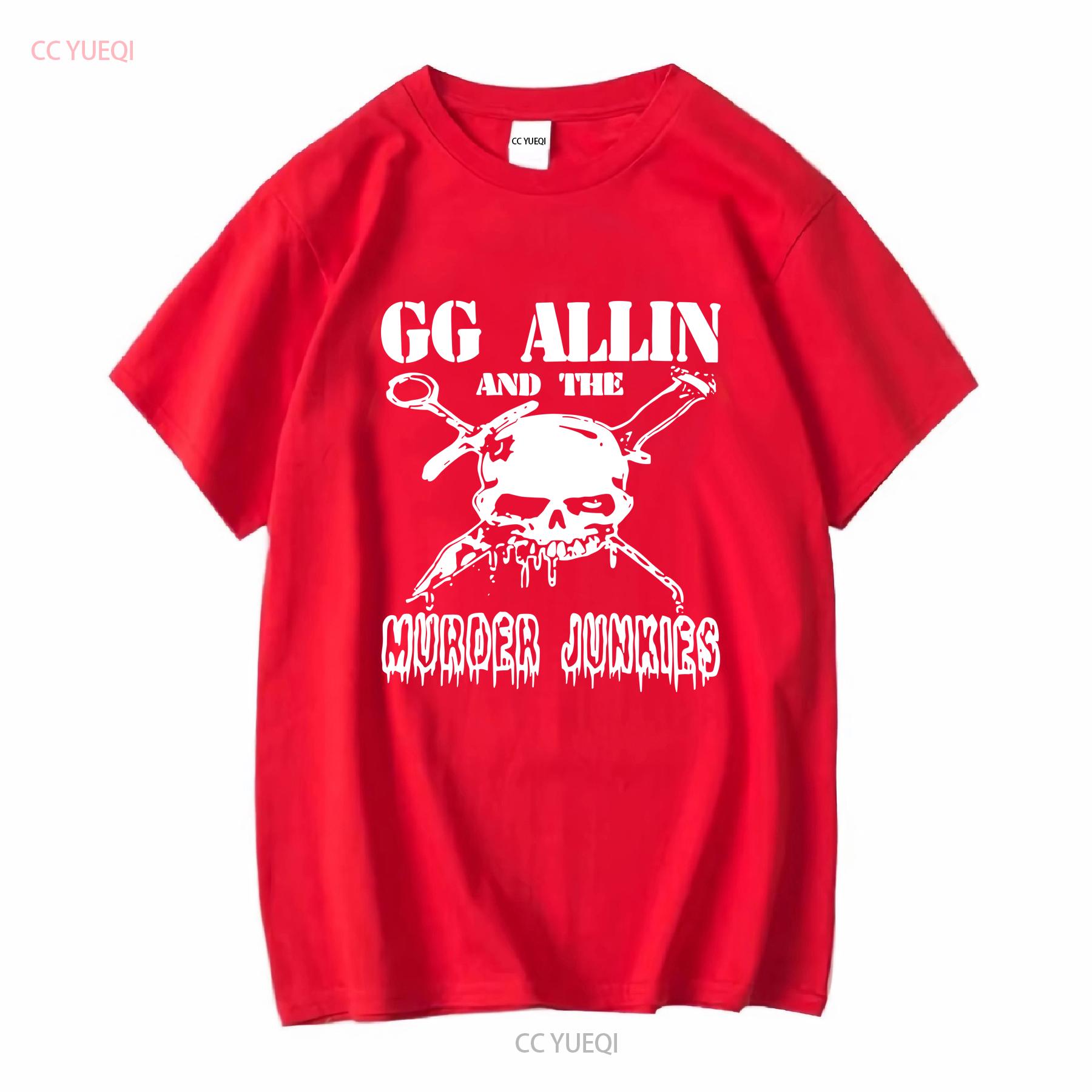 

Футболка 80-х GG allin для фанатов Черная NB263 с длинным или коротким рукавом винтажная Вываренная уличная одежда Универсальная Стильная Повседневная Мягкая S