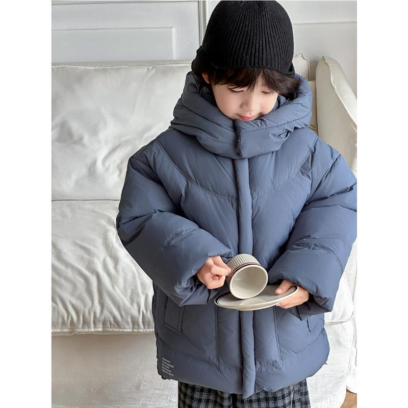 Cold-proof Clothing, Children's Down Jackets, Boys and Girls, Big Children's Velvet Jackets, Children's Clothing