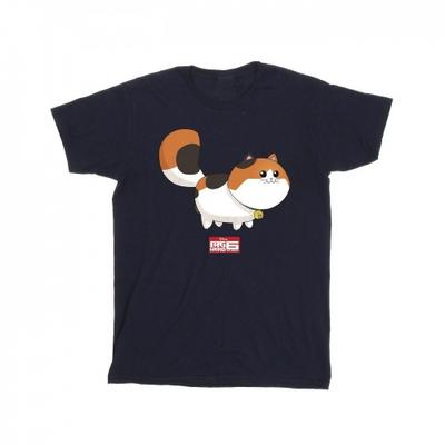 Disney Mens Big Hero 6 Baymax Kitten Pose T-Shirt