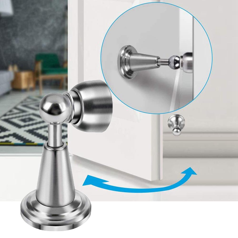Hold Open Toilet Soft Catch With Screws Magnetic Home Hardware Door Stopper Catch  Floor Door Stops