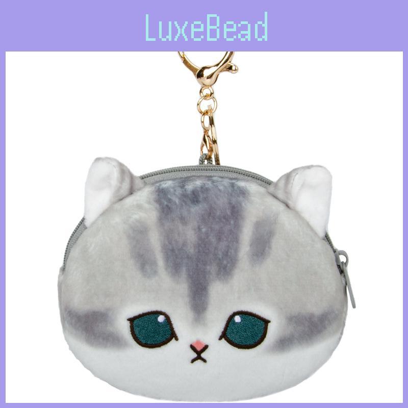 Shark Cartoon Mofusand Cat Headphone Bag Wallet Animal Pendantwith Cotton Pp