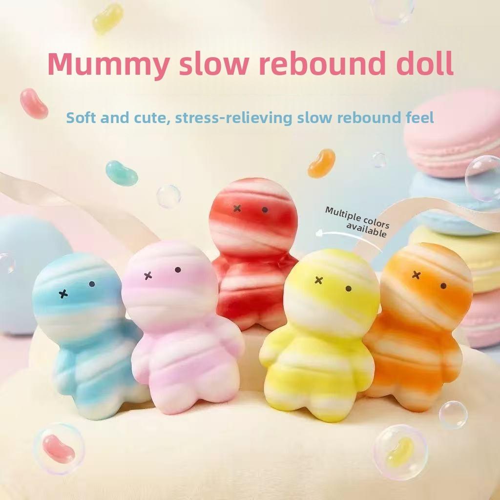 Squishy Mummy Slow Rebound Stress Relief Toy For Kids And Adults