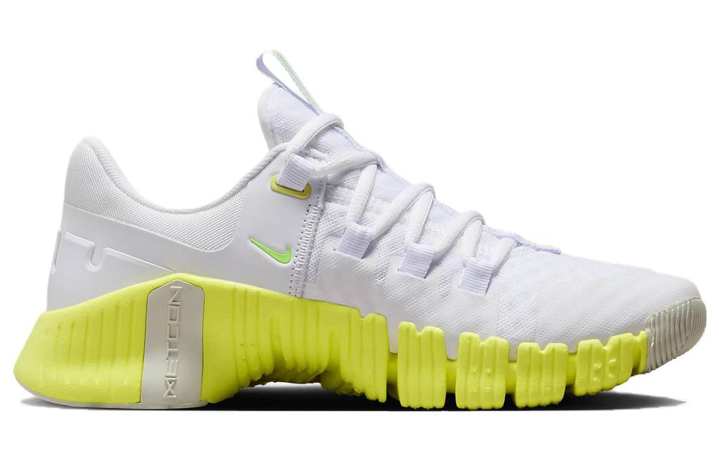 Nike Kostenlos Metcon 5 Weiß Limettengrün Damen DV3950-106