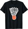 Colorful Shuttlecock  Birdie Badminton Player Sports Lover TShirt Cotton Men Clothing Tops Graphic T Shirts Camisetas
