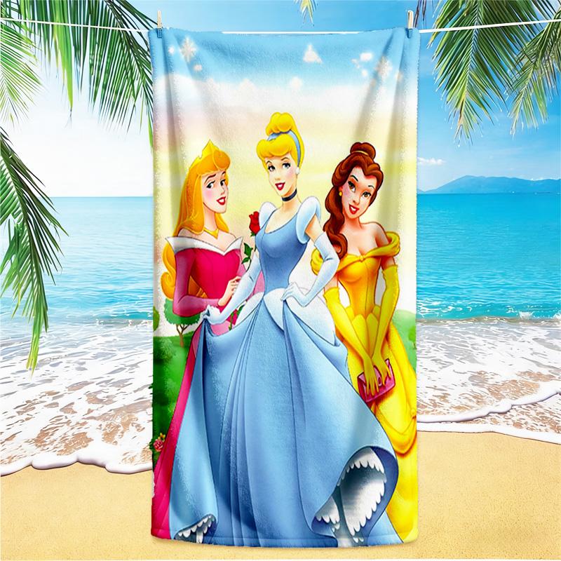 1pc Mermaid Princess Fantasy beach towel,quick drying absorbent beach towel,outdoor sports swimming beach towel,Soft and comfortable Y71619