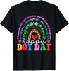 Rainbow Happy Dot Day Kids Women Men Teacher Gift Unisex T-Shirt