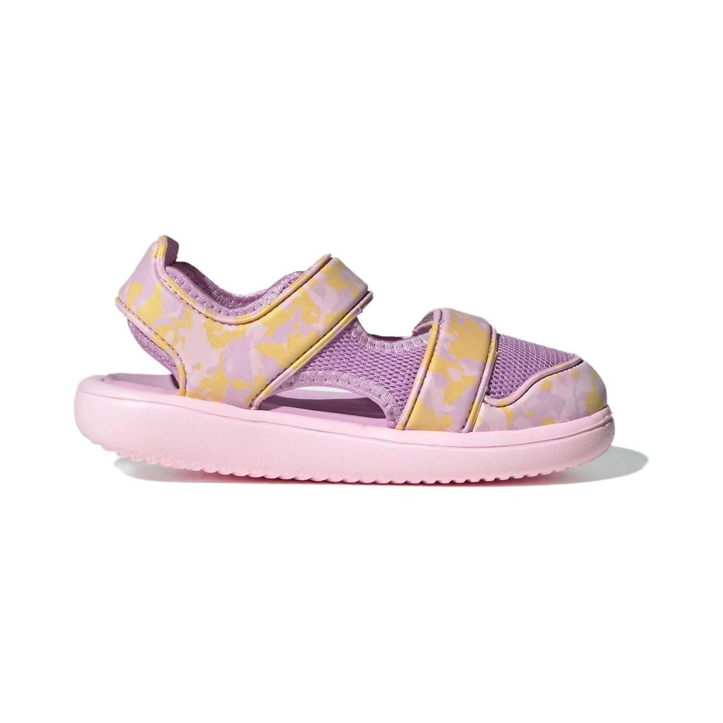 Adidas Comfort Sandals Casual Comfortable Durable Breathable Kids Sandals Kids Sandals Yellow Pink IE0302