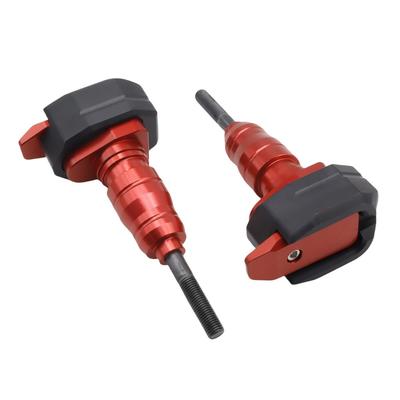 SZYUMO Motorcycle Frame Sliders CNC Lowering Protection Fairing Guard Anti-Crash Pad Protector for Yamaha R3/R25 MT03 MT09 FZ1 FZ6 FZ8/N (Red)