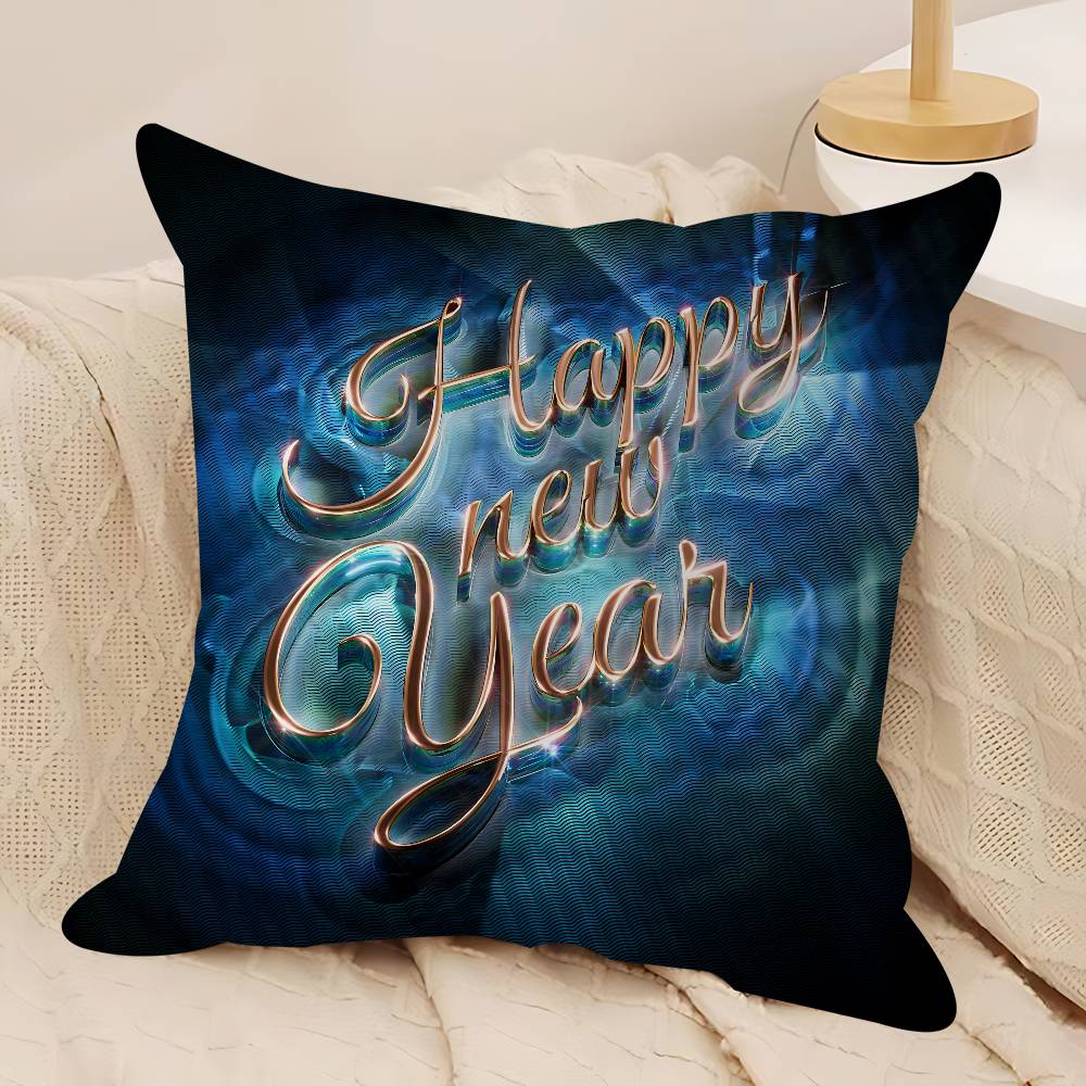 Art New Year Personalized Pillow Cover Kids Bedroom Wild Party Decor Pillowcase Kid Birthday Shower Gift