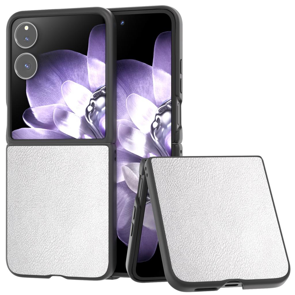 For Xiaomi Mix Flip 5G Case Anti-Scratch PU Leather Coated PC Phone Cover