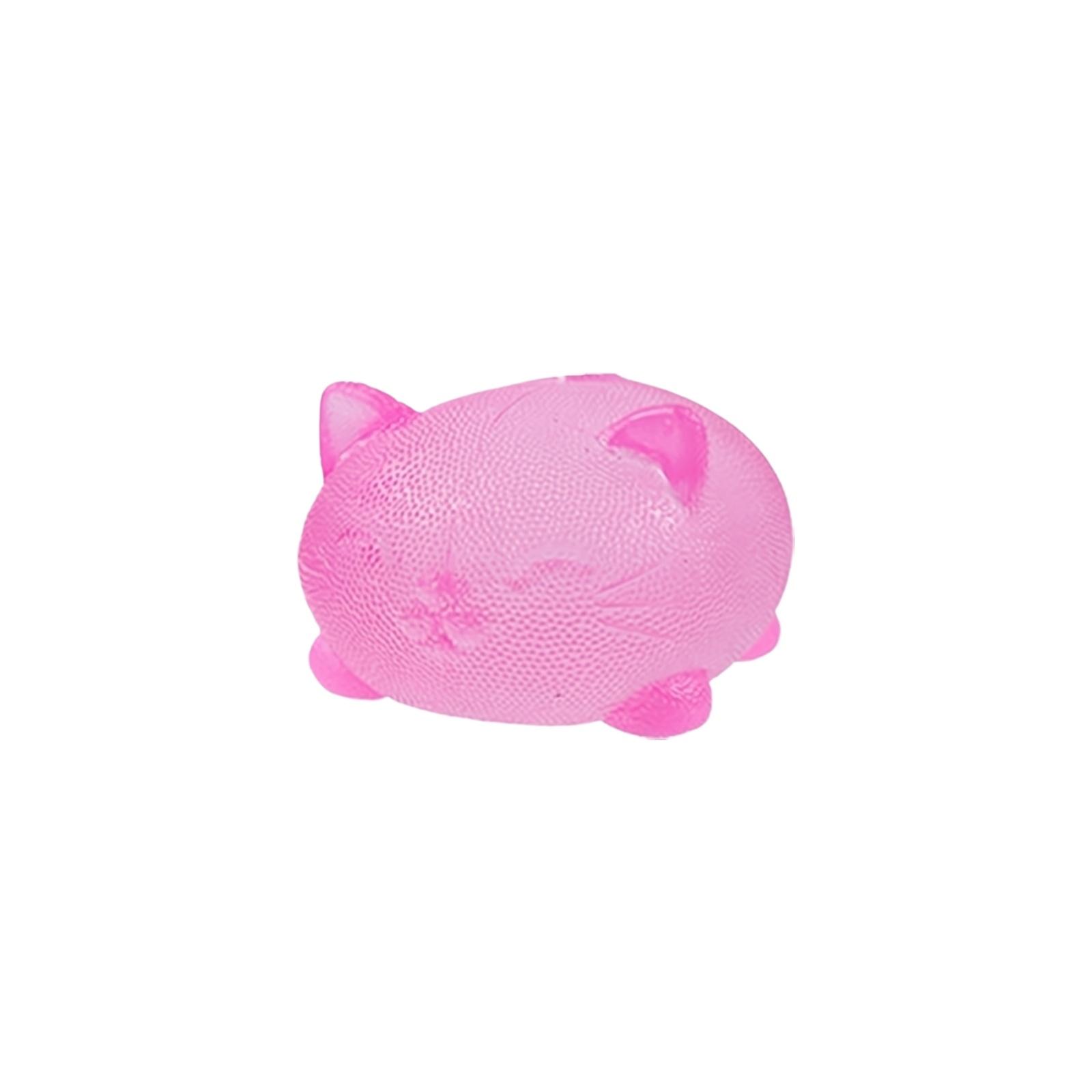 

Soft Silicone Cat Shaped Stress Relief Toy Squeeze Sensory Fidget Toy for Kids and Adults Durable and Portable One Size рожевий