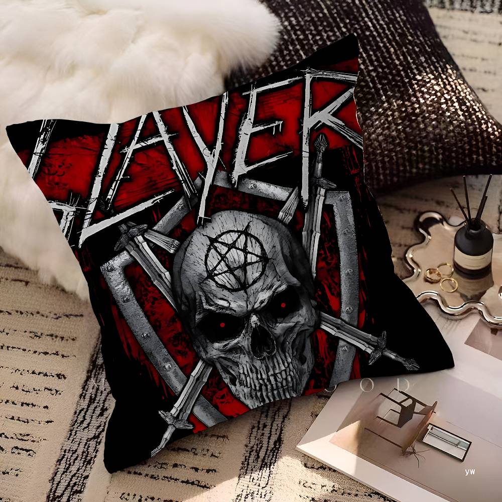 SSlayers Band Pillow Gift Home Office Decoration Bedroom Sofa Car Cushion Cover Case 45x45