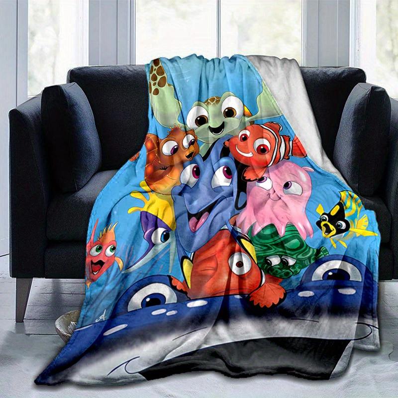 1pc,Finding Nemo Sea Life Friends Throw Blanket Soft & Cozy Coverlet for Bed, Couch