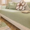 Cotton Sofa Cushion Four Seasons Universal Non-Slip Fabric Linen Coarse Cloth Modern Simple Cover Cover Backrest Cover Towel Cushion
