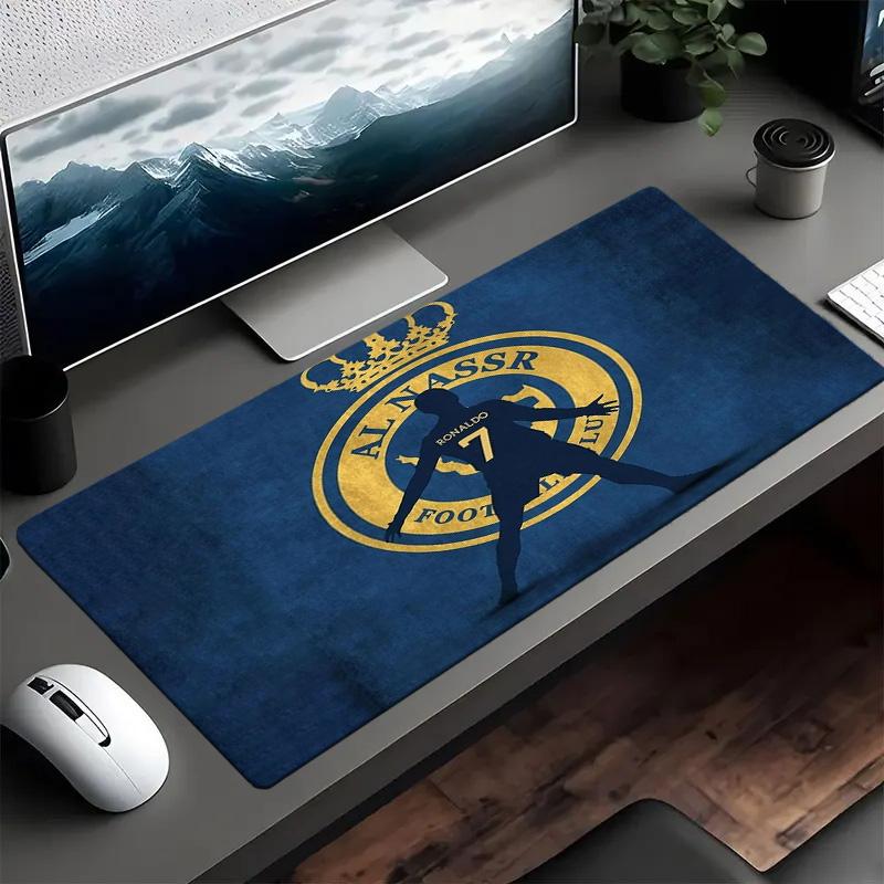 Al-Nassr Football Club Mouse pad Mouse pad, Gaming Mouse Pad, keyboard pad, Desk Decor for computer notebook Fan Gift Birthday Gift