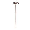 3 Sections Wooden Walking Cane Wenge Collapsible Folding Hand Walking Sturdy Ergonomic Stick for
