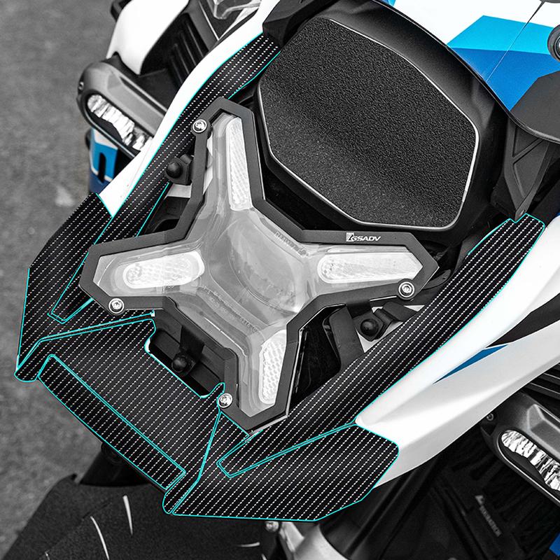 For 2025 BMW R 1300 GS ADV Thick Armor Film Tank Pad Full Body Decal Set - Anti-Scratch Shockproof Styling Motorcycle Accessorie