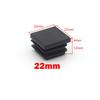 Square Plastic Black Blanking End Caps 13x13mm-120x120mm Inner Plug Cap Furniture Leg Tube Pipe Inserts Plugs Decorative Dust