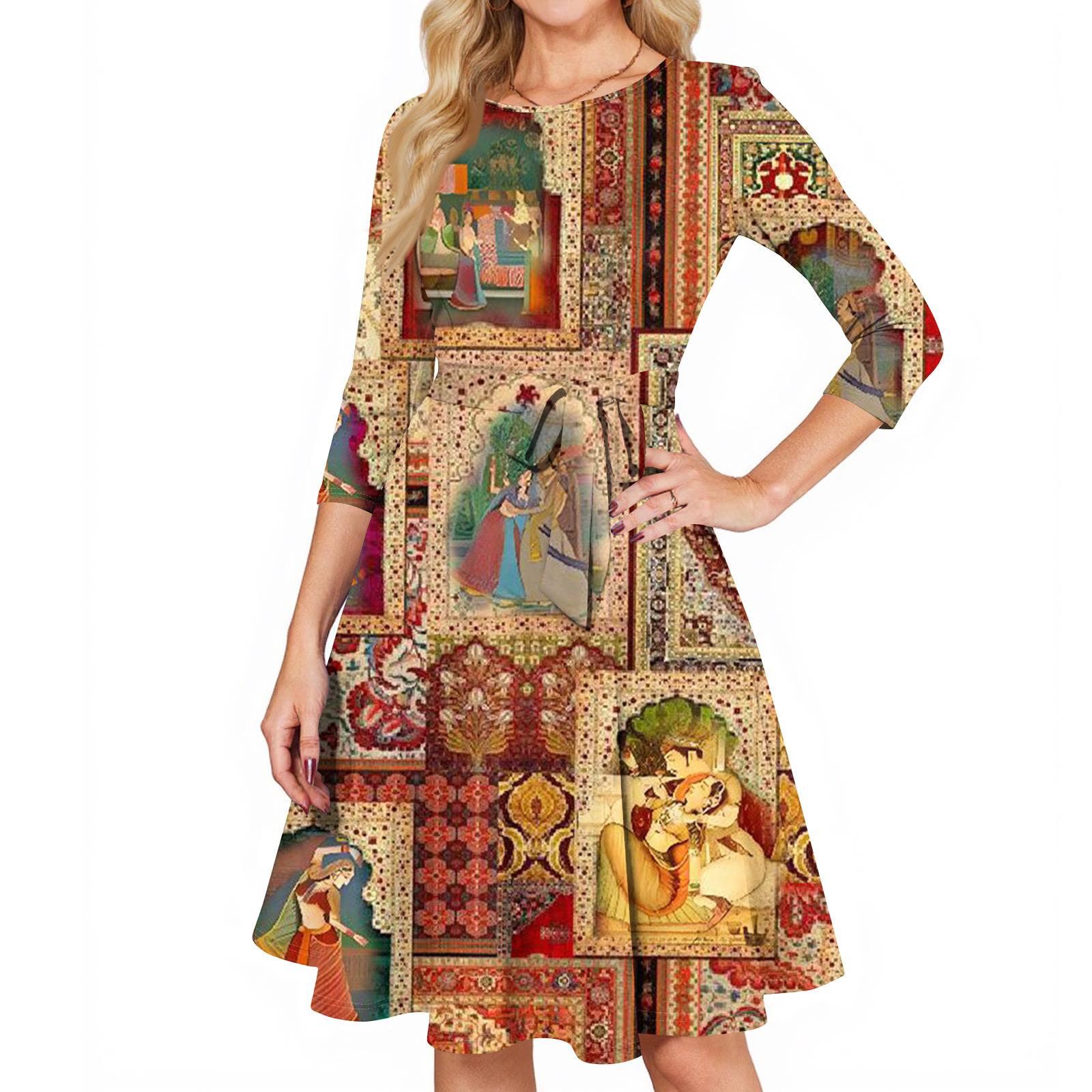 

Женские коктейльные платья с рукавом 3/4, винтажное платье для гостьи на свадьбу XL жёлтый