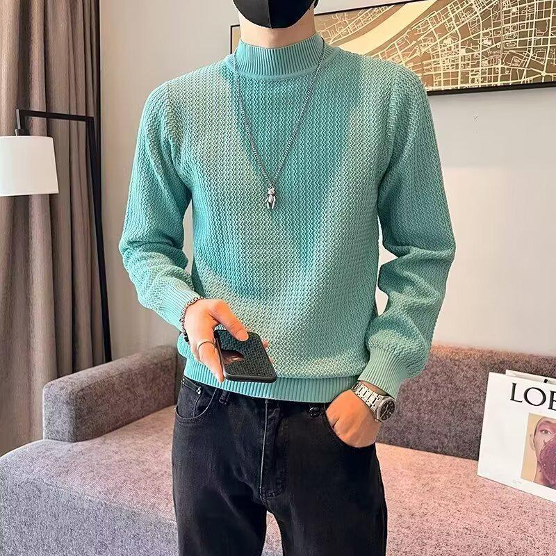 Men's Harajuku Style Sweater - Trendy, Artistic & Versatile Knitwear