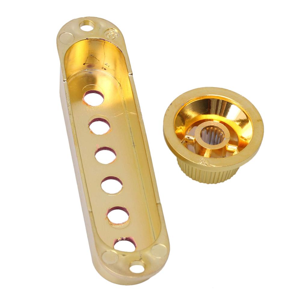 Pickup Cover Knob Easy Hard Gold & 1V2T, Installation, Plastic, 26x16x13mm, 48/50/52mm,