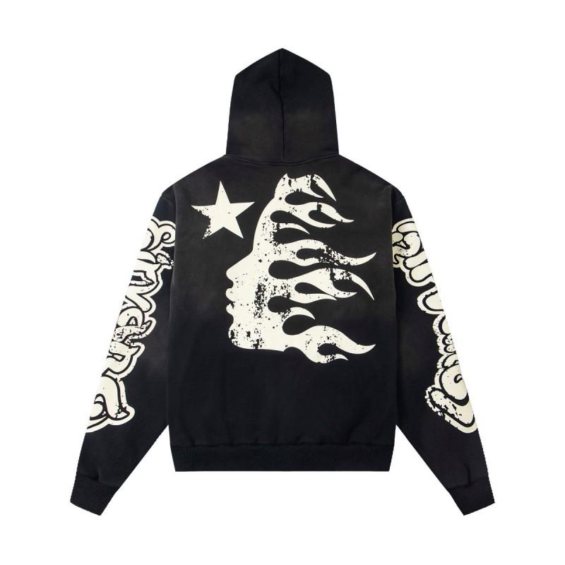 Unisex Streetwear Hoodie With Graphic Print Cotton Blend Loose Fit Teens Adults 2025