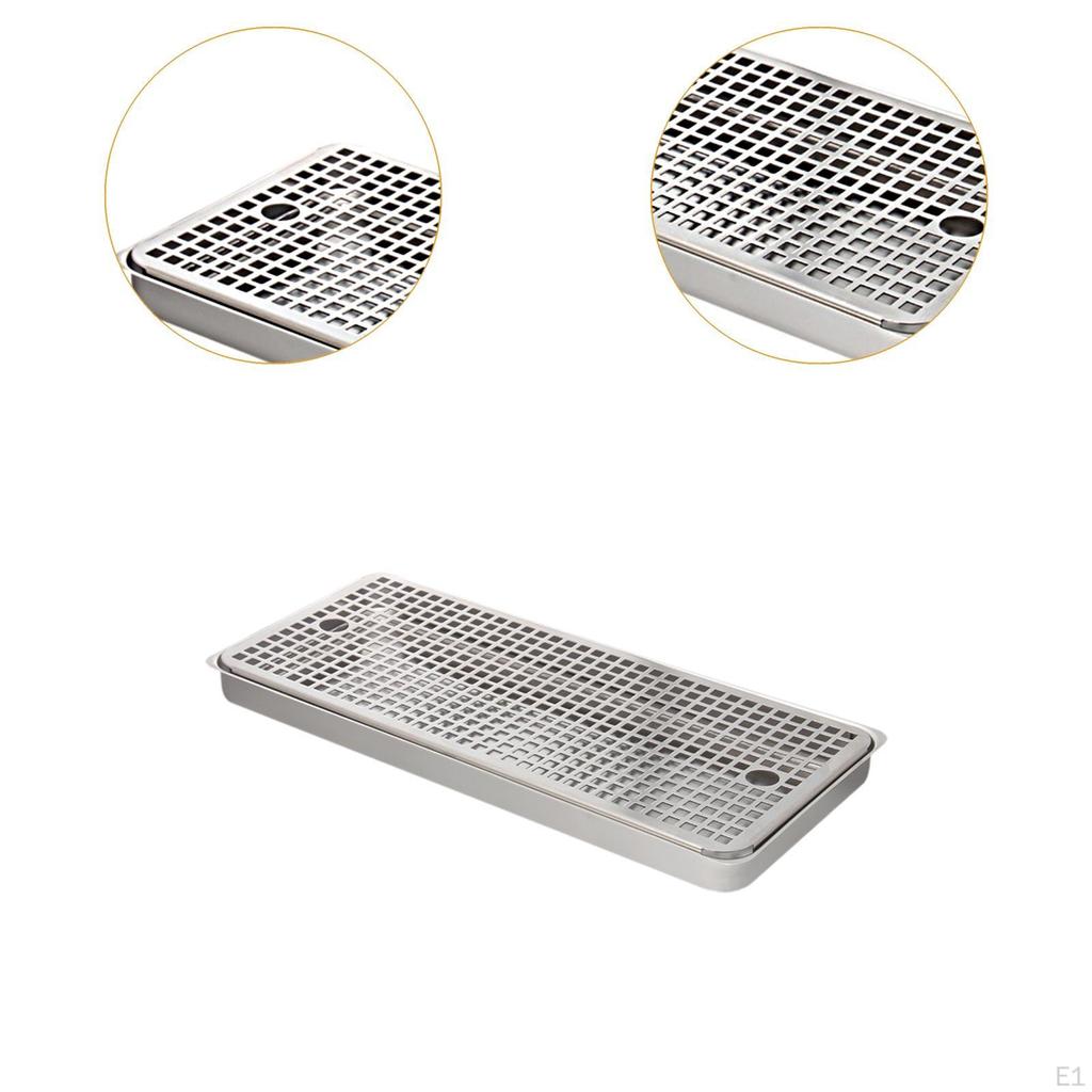 Beer Drip Tray Countertop Removable Beverage Bar Water Pan Tea Filtration