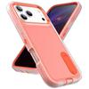 Military Armor Shockproof Phone Case For iPhone 17 Air 17 Pro Max Strong Defender Invisible Kickstand Cover