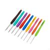 1Pc Crochet Hooks Hand Knitted Crochet Colorful Rubber Handle Knitting Ergonomics Handle Diy  Jewelry Making Crochet