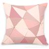 Pink Ins Fresh Plush Printed Pillow Case Creative Nordic Sofa Pillow Design Waist