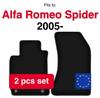Basic Velour Floor Mats For Alfa Romeo Spider Cabrio (2005-)