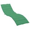vidaXL Sun Lounger Cushion Green 200x70x3 Cm Oxford Fabric