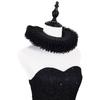 Comfortable Elizabethan Neck Ruff Victorian Ruffle Choker Adjustable Neck Ruff for Medieval Costume