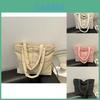 Chic Canvas Tote Bag For Students Featuring Striking Colors And Spacious Interior